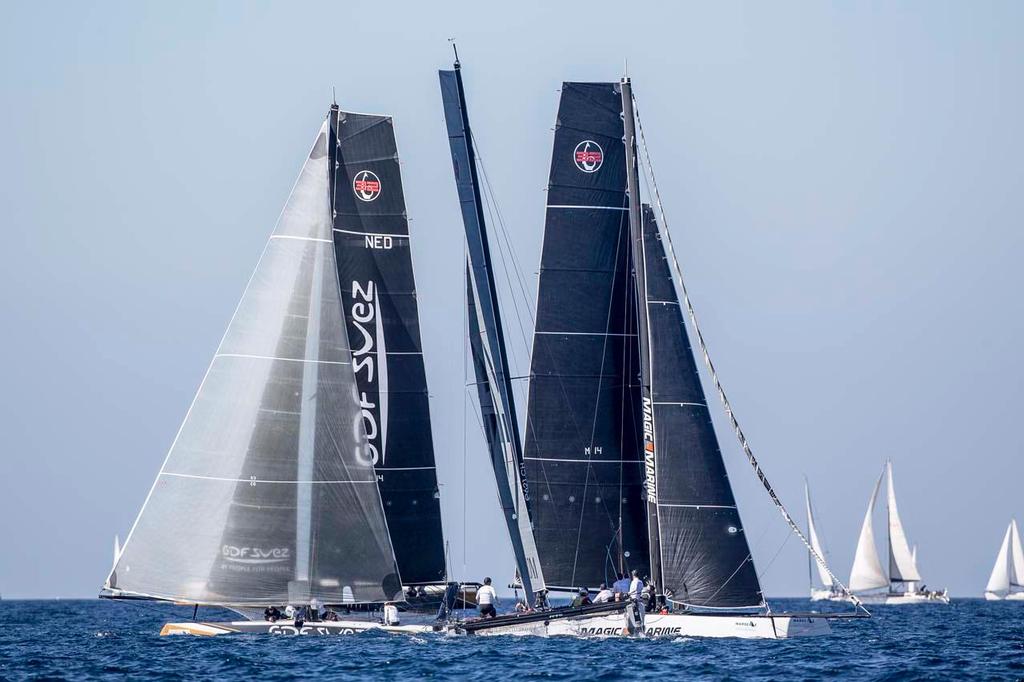 Trio of GC32s - 2014 Marseille One Design, Day 3 photo copyright Sander van der Borch/The Great Cup taken at  and featuring the  class