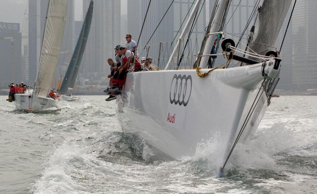 Audi Hong Kong to Hainan Race starts on October 16, 2014. photo copyright  RHKYC/Guy Nowell http://www.guynowell.com/ taken at  and featuring the  class