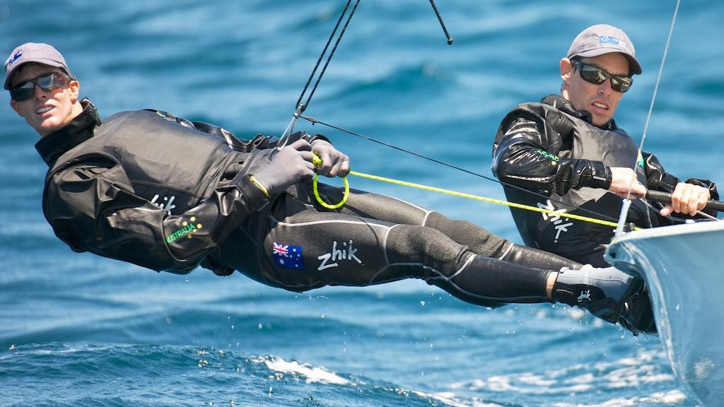 Will Ryan - Mat Belcer. Maui Jim extends partnership with Australian Sailing Team photo copyright  Victor Kovalenko taken at  and featuring the  class