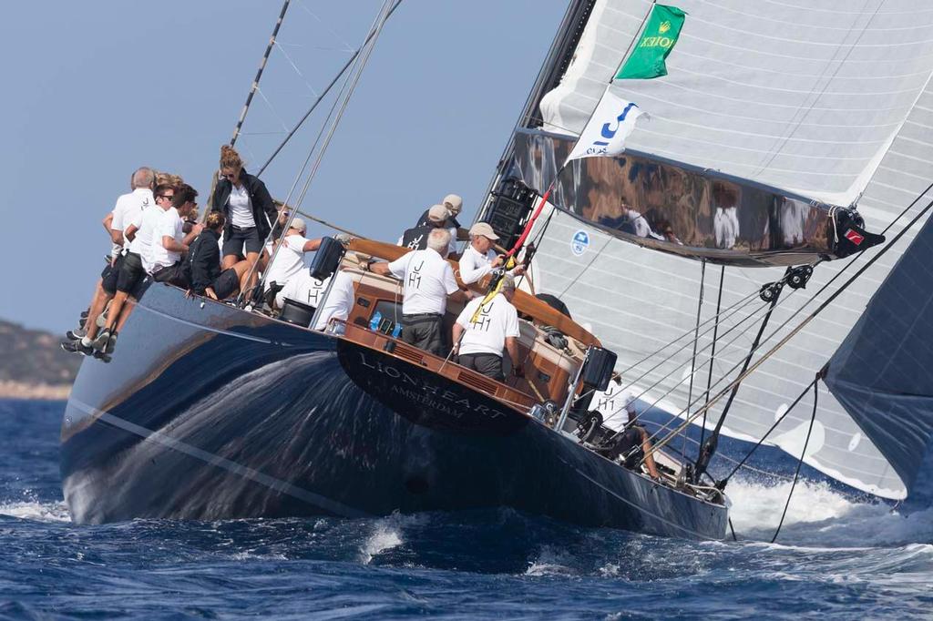 LIONHEART leads the J-Class division heading to the final day  - 2014 Maxi Yacht Rolex Cup photo copyright  Rolex / Carlo Borlenghi http://www.carloborlenghi.net taken at  and featuring the  class
