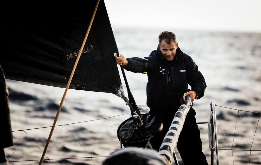 Offshore training with Yann Guichard for the Route du Rhum 2014. photo copyright Chris Schmid/Spindrift Racing taken at  and featuring the  class