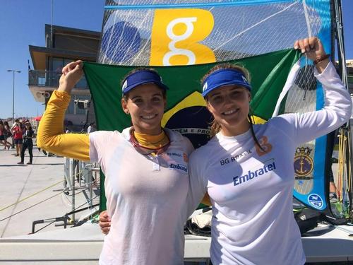 Martine Grael and Kahena Kunze (BRA) 49erFX World Champions and Rolex ISAF Sailors of the Year © SW