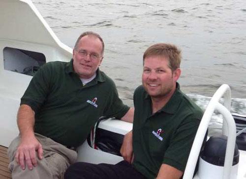 Aventura's crew: Dave Skolnick and Ryan Helling © Cornell Sailing Events