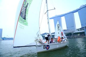 Team Malaysia skippered by Megat Ahmad Aslam  - 3rd Asia Pacific Student Cup photo copyright Howie Choo taken at  and featuring the  class