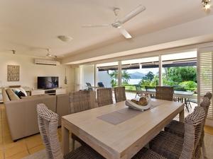 Bella Vista East 1 offers a spacious open plan design and beautiful furnishings... Plus it's ground Floor! photo copyright Kristie Kaighin http://www.whitsundayholidays.com.au taken at  and featuring the  class