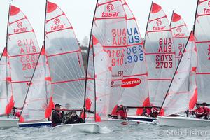 2 SF Tasars day 1 - Sail Sandy 2014 photo copyright  Steb Fisher taken at  and featuring the  class