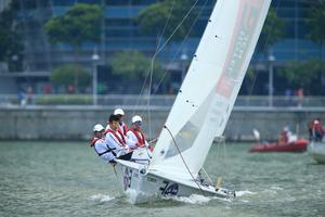 Team Malaysia skippered by Megat Ahmad Aslam  - 3rd Asia Pacific Student Cup 2014 photo copyright Howie Choo taken at  and featuring the  class