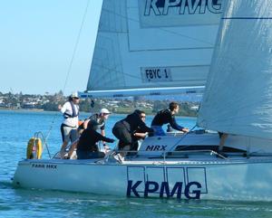 French Bay all action! - MRX Youth Pathways Regatta photo copyright Tom Macky taken at  and featuring the  class