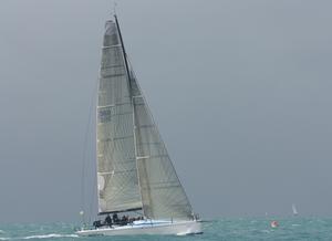 IRC Division's Tony Kirby powers into his handicap win on Day 1 - Vision Surveys Airlie Beach Race Week 2014 photo copyright Tracey Johnstone taken at  and featuring the  class