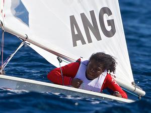 Angola's Engrácia Paulo - Ciudad de Santander Trophy - 2014 ISAF Worlds Test Event Reaches Midway Stage photo copyright  Jesus Renedo http://www.sailingstock.com taken at  and featuring the  class