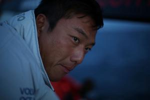 Onboard Dongfeng Racing Team, Leg 1, Day 1   - Volvo Ocean Race 2014-15 photo copyright Yann Riou / Dongfeng Race Team taken at  and featuring the  class