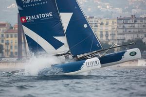 Realteam in Nice, Act 7 2013. photo copyright Lloyd Images/Extreme Sailing Series taken at  and featuring the  class