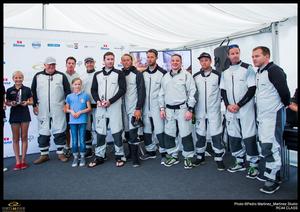Team Aqua (GBR2041) - RC44 Marstrand World Championship 2014 photo copyright MartinezStudio.es taken at  and featuring the  class