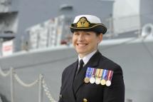 Commander Catherine Jordan. photo copyright 2014 Johnston Publishing Ltd. taken at  and featuring the  class