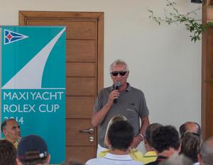 2014 Maxi Yacht Rolex Cup - IMA President Claus-Peter Offen photo copyright  Rolex / Carlo Borlenghi http://www.carloborlenghi.net taken at  and featuring the  class