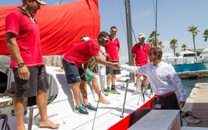 September 3,2014. Team España arrives in Alicante - Volvo Ocean Race 2014-15 photo copyright  Ainhoa Sanchez/Volvo Ocean Race taken at  and featuring the  class