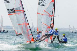 29er crews on Botany Bay photo copyright Robin Evans taken at  and featuring the  class