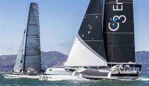 Multihulls Orion and Shadow  - Rolex Big Boat Series 2014 photo copyright  Rolex/Daniel Forster http://www.regattanews.com taken at  and featuring the  class