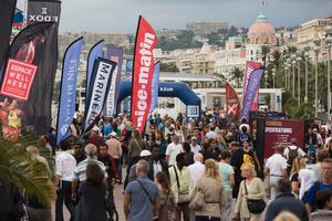 Act 7, Nice - Day 4 - Race Village. Thousands of spectators are expected to take in the Extreme 40 action from 2-5 October 2014 in Nice, France. photo copyright Lloyd Images taken at  and featuring the  class