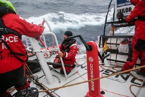Dongfeng Race Team - Volvo Ocean Race Leg one 2014-15. photo copyright Yann Riou / Dongfeng Race Team taken at  and featuring the  class