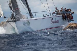 SHOCKWAVE, Sail n: USA60272, Owner: ARTEMIS/GEORGE SAKELLARIS, Lenght: ``21,80`` - 2014 Maxi Yacht Rolex Cup photo copyright  Rolex / Carlo Borlenghi http://www.carloborlenghi.net taken at  and featuring the  class