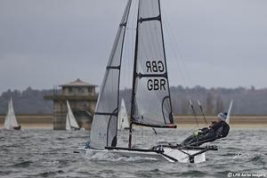 Volvo RS End of Season Championships at Datchet Water Sailing Club 8-9 Nov 2014. photo copyright  LPB Aerial Imagery taken at  and featuring the  class