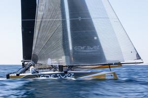 GDF Suez at pace. - GC 32 The Great Cup Marseille One Design 2014 photo copyright Sander van der Borch/The Great Cup taken at  and featuring the  class