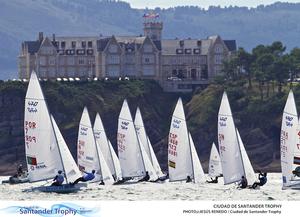 Santander proves to have wonderful backdrops - Ciudad de Santander Trophy - 2014 ISAF Worlds Test Event photo copyright  Jesus Renedo http://www.sailingstock.com taken at  and featuring the  class