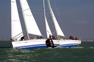 Strathclyde racing at British Student Yachting Champs 2014 photo copyright Sean Clarkson taken at  and featuring the  class