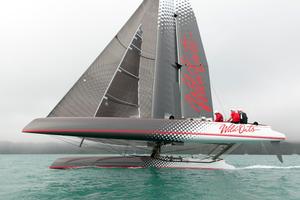 AC45 Wild Oats flying photo copyright Andrea Francolini taken at  and featuring the  class