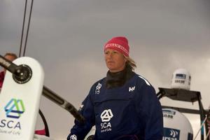 Abby Ehler, VO65, Team SCA (SWE) - 2014 Sevenstar Round Britain and Ireland Race photo copyright Rick Tomlinson / RORC http://www.rorc.org taken at  and featuring the  class