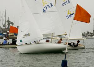 After their tacking duel, Raab beats Killian by half a boat length photo copyright Rich Roberts taken at  and featuring the  class