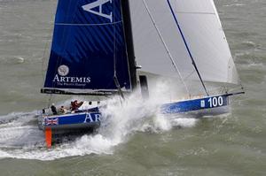At their current projected finish time, Artemis-Team Endeavour will break the IMOCA 60 record, set in 2010, by over 24 hours - 2014 Sevenstar Round Britain and Ireland Race photo copyright Rick Tomlinson / RORC http://www.rorc.org taken at  and featuring the  class