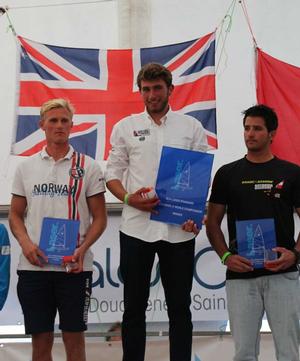 Chiavarini tops the World Championship podium - 2014 U21 Laser World Championships photo copyright  British Sailing Team taken at  and featuring the  class