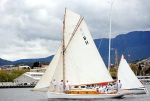 Classic yawl Gypsy will lead the Sail Past on Opening Day. photo copyright Peter Campbell taken at  and featuring the  class