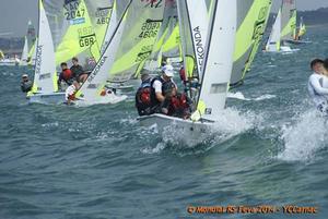 2014 RS Feva World Championship, day 2 photo copyright Mondial RS Feva - YC Carnac taken at  and featuring the  class