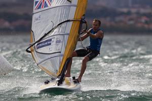 2014 ISAF Sailing World Championships, Santander - Nick Dempsey, RS:X Men photo copyright Ocean Images/British Sailing Team taken at  and featuring the  class