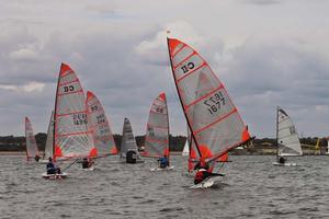 Fleet action on Sunday - 2014 GJW Direct SailFest photo copyright SailRacer taken at  and featuring the  class