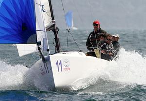 European J-70 Championships 2014, Day 2 - Calvi Network photo copyright Andrea Carloni taken at  and featuring the  class