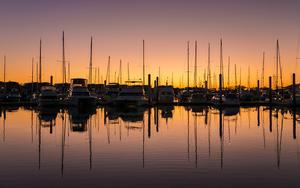 Keppel Bay Marina at sunset photo copyright Nathan White taken at  and featuring the  class