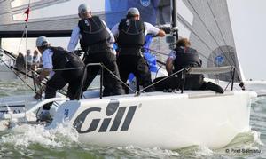 Miles Quinton's Gill Race Team GBR 694 - Melges 24 Dutch Open Championship 2014 photo copyright  Piret Salmistu taken at  and featuring the  class