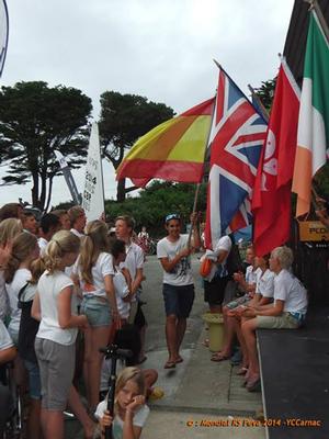 Opening ceremony. - Allen RS Feva World Championships 2014 photo copyright YCCarnac taken at  and featuring the  class