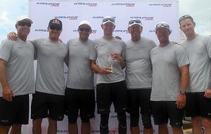 Volpe - from left to right: Scott Nixon, James Spithill, Drew Weirda, Ryan DeVos, Dick DeVos, Sam Rogers and Mike Hill photo copyright 2014 JOY | IM32CA taken at  and featuring the  class