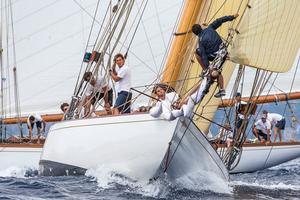 TUIGA, Sail n: D3, Owner: Yacht Club de Monaco, Boat Type: 15 Metre - 2014 Portofino Rolex Trophy - Day 2 photo copyright  Rolex / Carlo Borlenghi http://www.carloborlenghi.net taken at  and featuring the  class