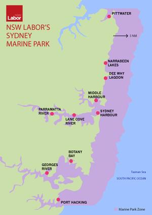 Proposed Sydney Marine Park Map photo copyright SW taken at  and featuring the  class