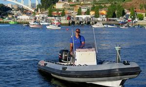 RIB guiding a boat in Douro Marina - 2014 European Odyssey photo copyright Cornell Sailing Events taken at  and featuring the  class