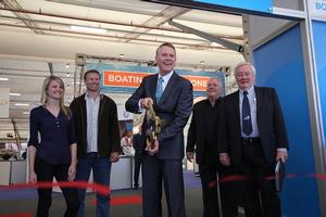 Ribbon cutting - Sydney International Boat Show 2014 photo copyright Boating Industry Association taken at  and featuring the  class