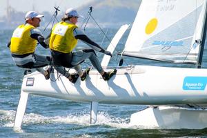 2014 Aquece Rio -  Billy Besson and Marie Riou, Nacra 17 photo copyright ISAF  taken at  and featuring the  class