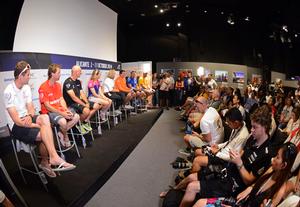 2014-15 Volvo Ocean Race - Skippers Press Conference in Alicante photo copyright Rick Tomlinson / Team SCA taken at  and featuring the  class