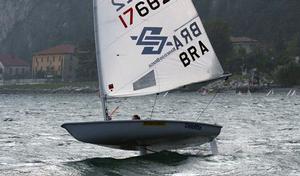 Shaun Priestly foiling at Lake Garda in Italy2 photo copyright Glide Free taken at  and featuring the  class